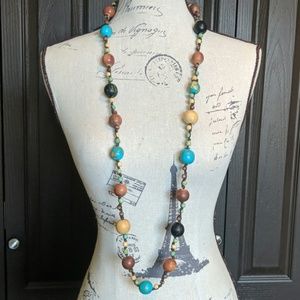 Wood Bead Necklace